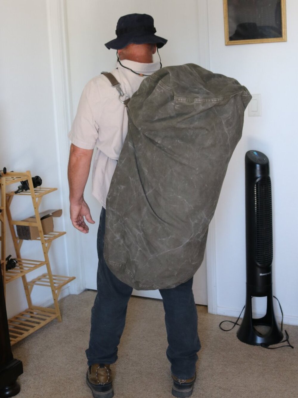 Vintage Military issue Xtra Large Ruck Sack